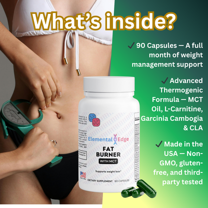 Fat Burner with MCT – Metabolism, Energy & Weight Loss Support | Elemental Edge