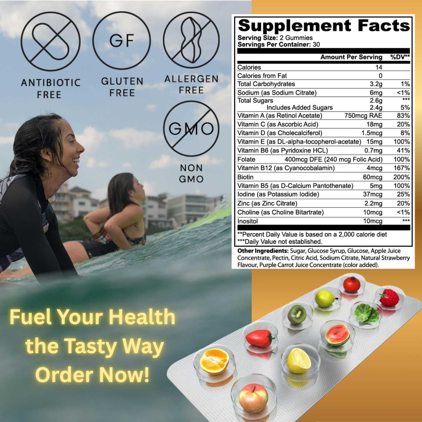 Multivitamin Bear Gummies – Immune, Energy & Daily Wellness | Elemental Edge