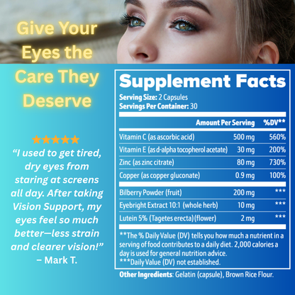 Vision Support – Nourish, Protect & Sharpen Your Sight | Elemental Edge
