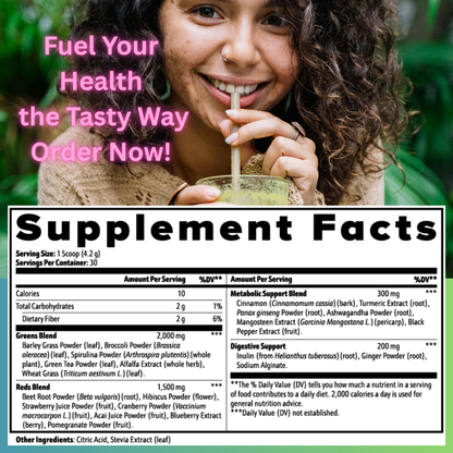 Greens Superfood – Energy, Digestion & Immunity Support | Elemental Edge