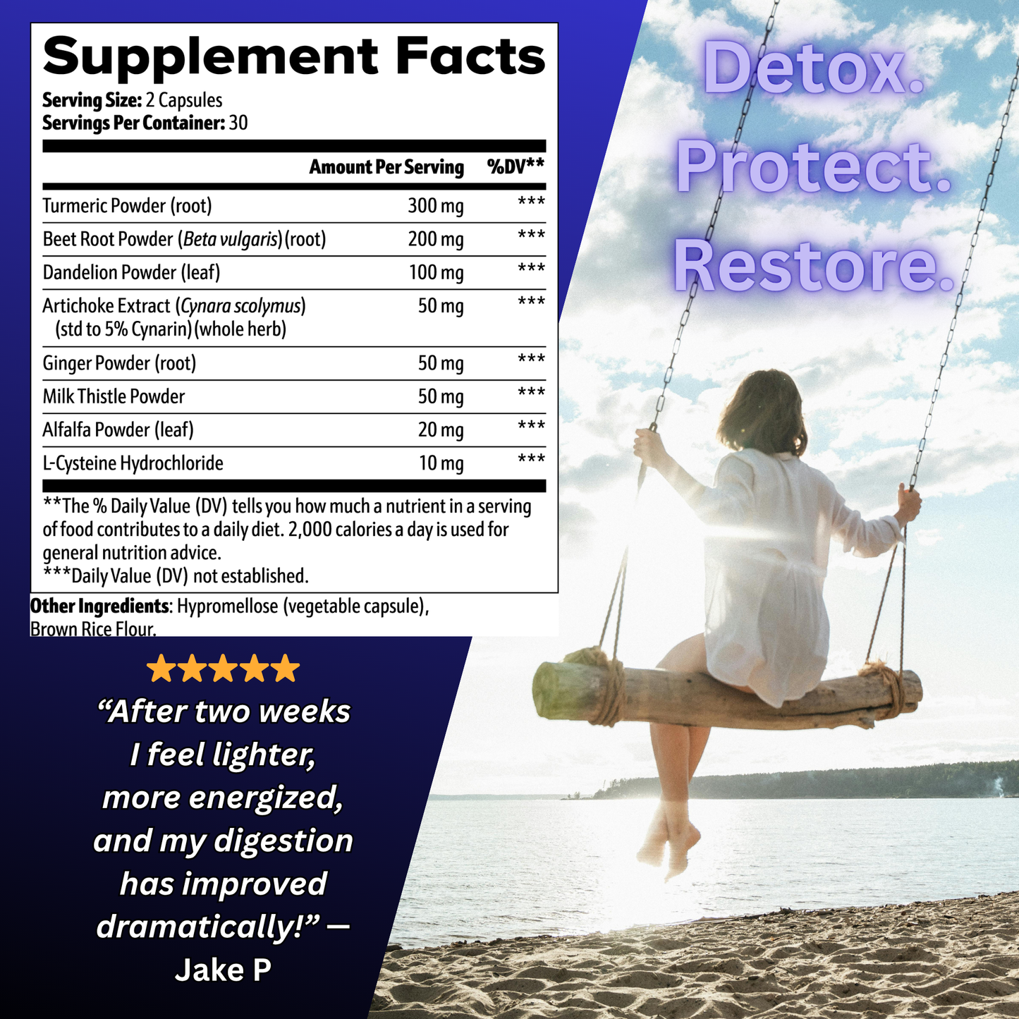 Liver Support – Detox, Cleanse & Regeneration Formula | Elemental Edge