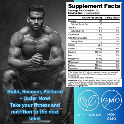 100% Whey Protein Isolate (Vanilla) – Lean Muscle & Recovery | Elemental Edge