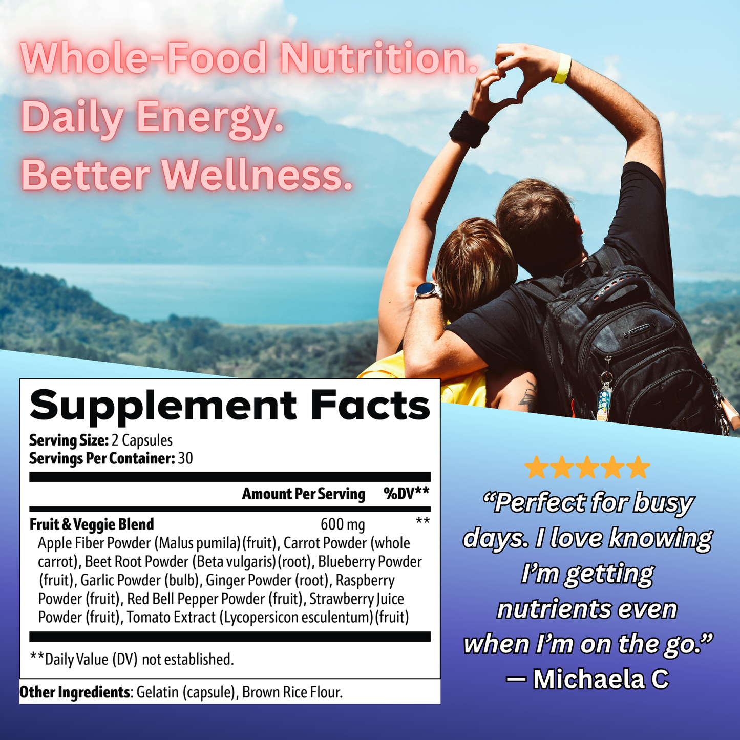 Fruits & Veggies – Daily Superfood Nutrition & Antioxidant Support | Elemental Edge