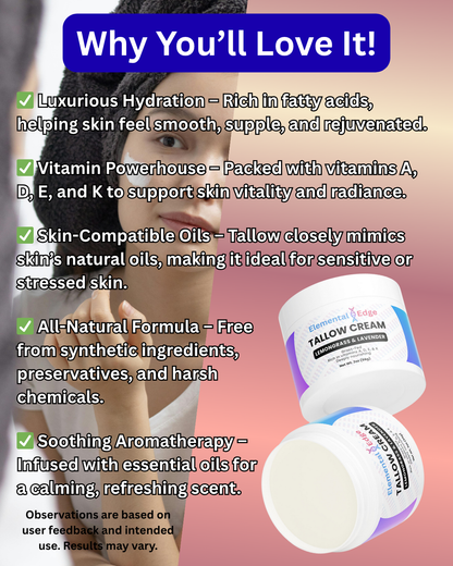Tallow Cream – Nourish, Soothe & Restore Naturally | Elemental Edge