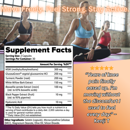 Joint Support – Mobility, Flexibility & Comfort Formula | Elemental Edge