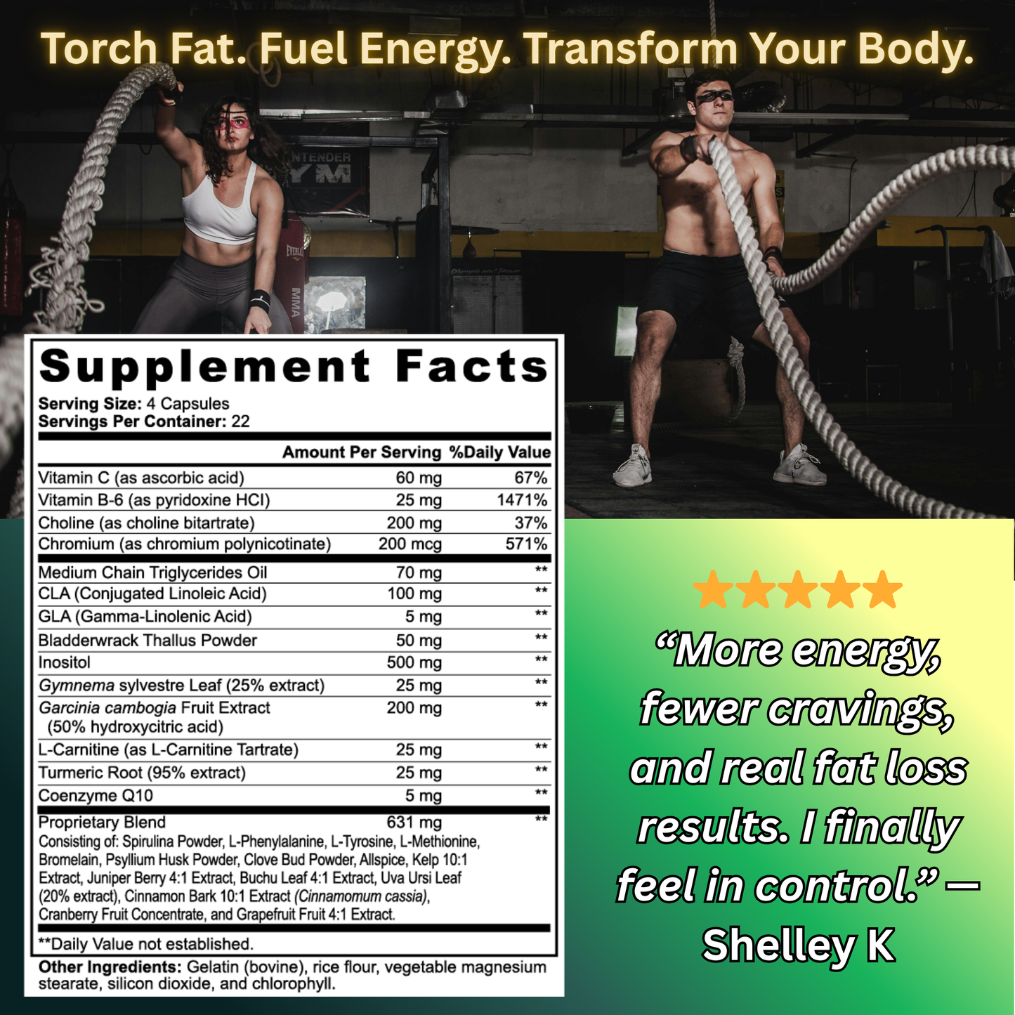Fat Burner with MCT – Metabolism, Energy & Weight Loss Support | Elemental Edge
