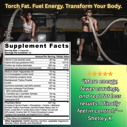 Fat Burner with MCT – Metabolism, Energy & Weight Loss Support | Elemental Edge