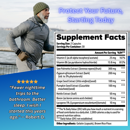 Prostate Support – Urinary Flow, Hormone & Bladder Health | Elemental Edge