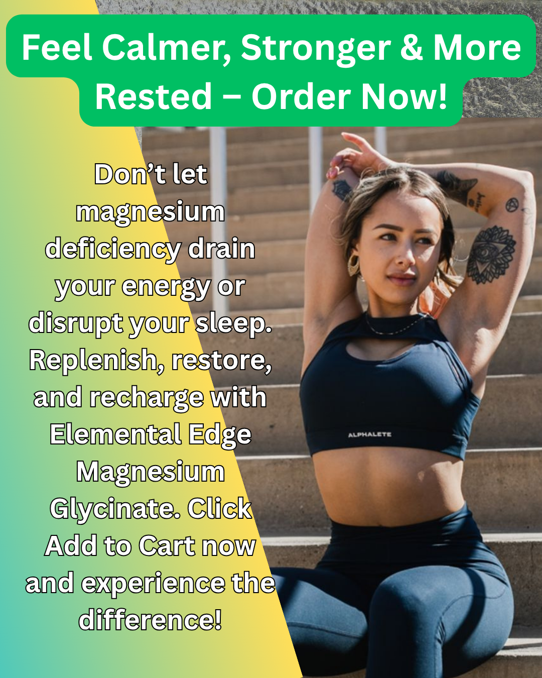 Magnesium Glycinate for Sleep, Stress & Muscle Recovery | Elemental Edge Health