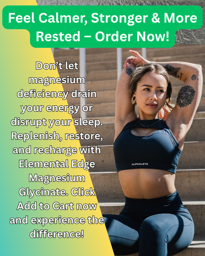 Magnesium Glycinate for Sleep, Stress & Muscle Recovery | Elemental Edge Health