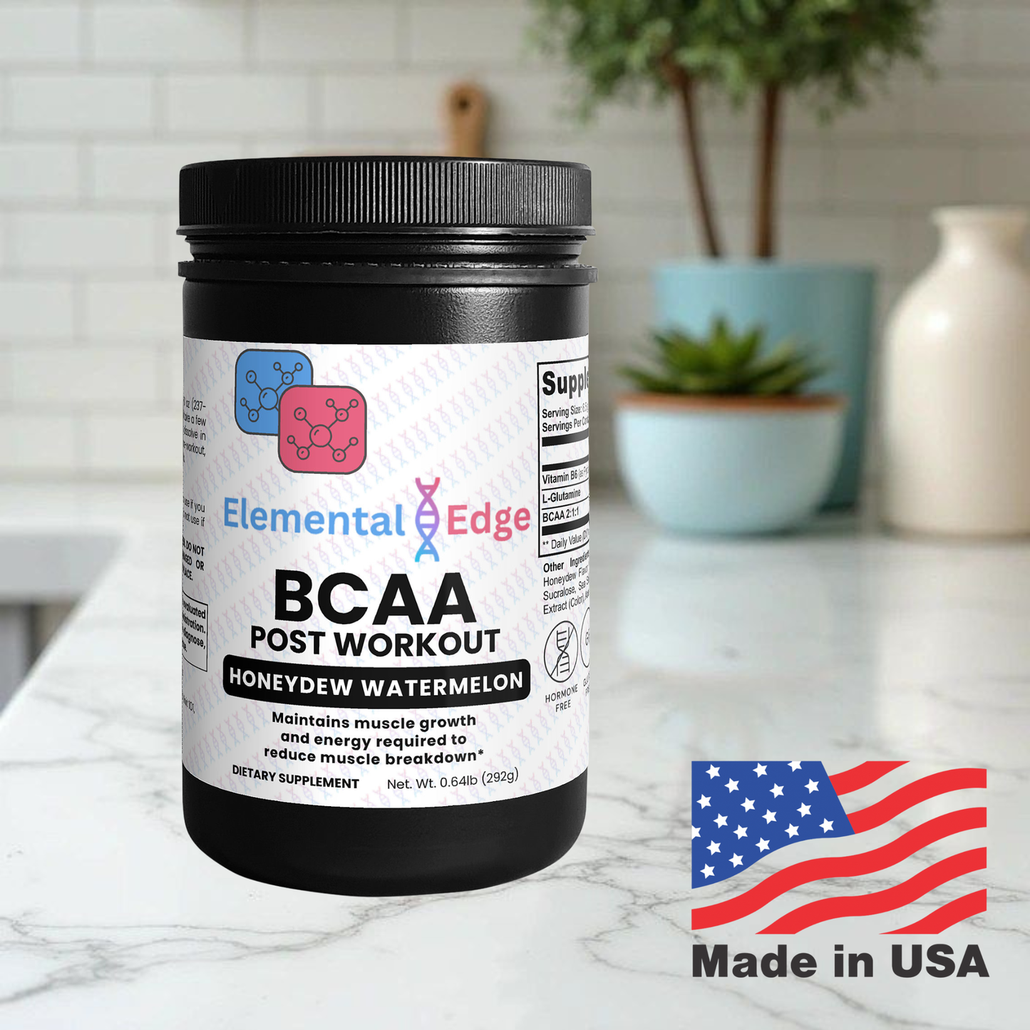 BCAA Post Workout – Muscle Recovery, Hydration & Endurance Boost | Elemental Edge