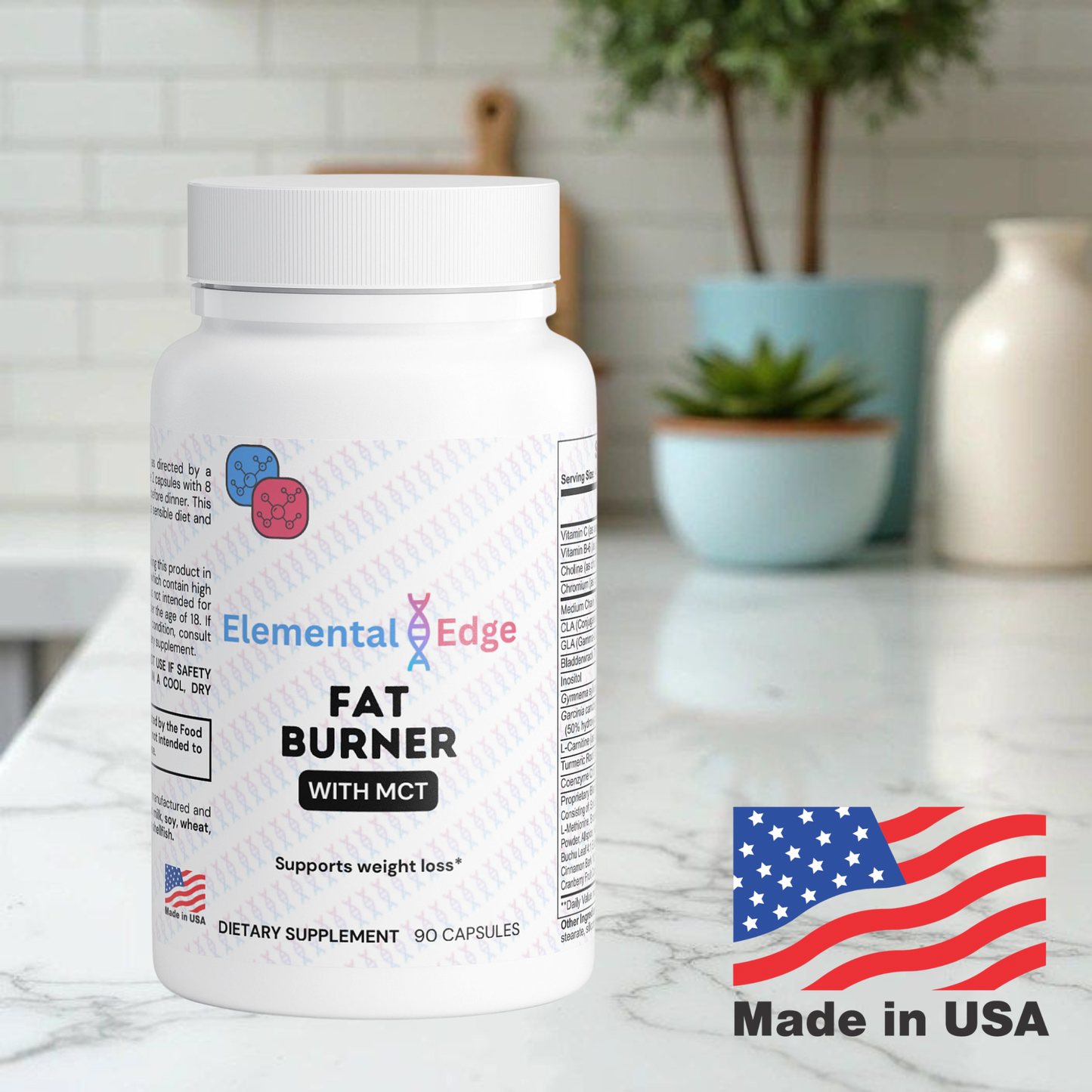 Fat Burner with MCT – Metabolism, Energy & Weight Loss Support | Elemental Edge