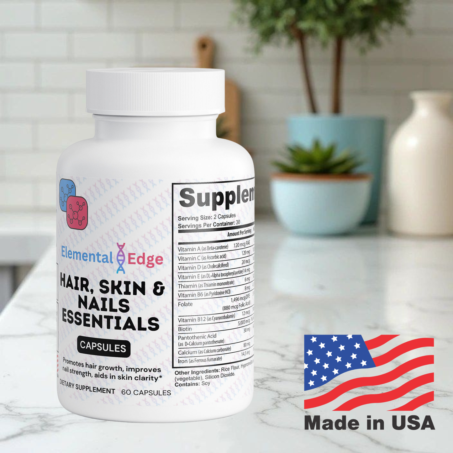 Hair, Skin & Nails Essentials – Beauty, Strength & Radiance | Elemental Edge