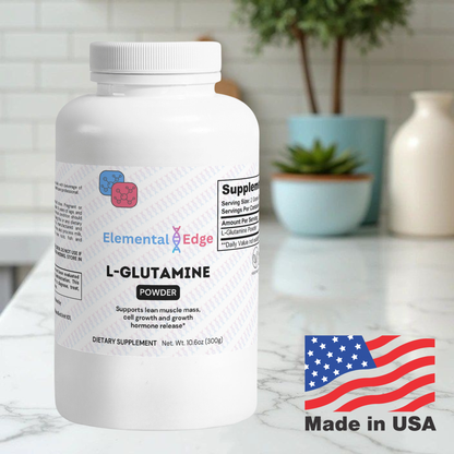 L-Glutamine Powder – Recovery, Muscle Growth & Endurance | Elemental Edge