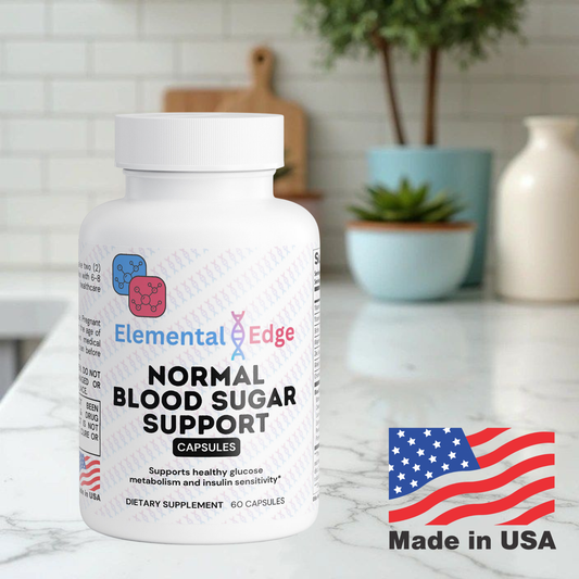 Normal Blood Sugar Support – Glucose, Energy & Metabolism | Elemental Edge