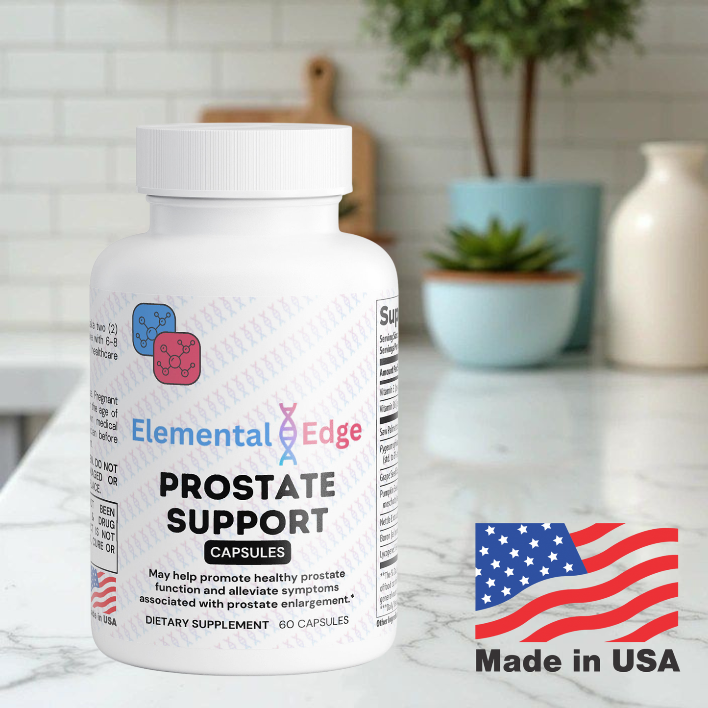 Prostate Support – Urinary Flow, Hormone & Bladder Health | Elemental Edge