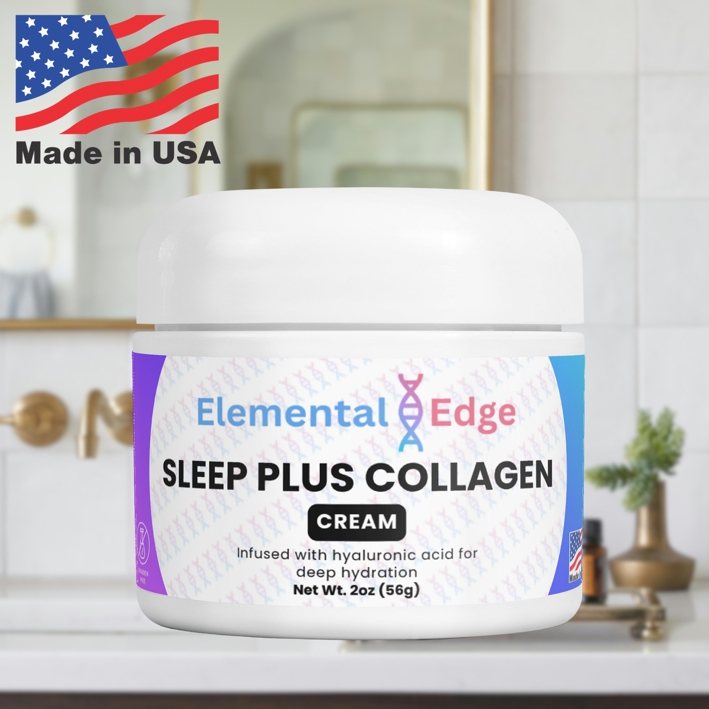Sleep Plus Collagen Cream – Restore, Hydrate & Unwind Overnight | Elemental Edge